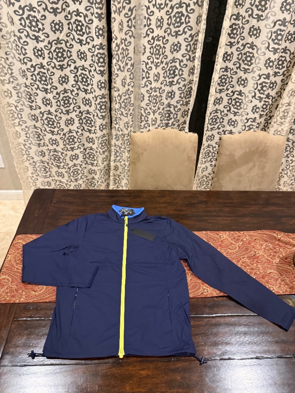 Greyson Men's Medium Maltese Blue Trailwolf Jacket MSRP $190
